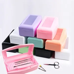 Nagelkunst-Desinfektionsbox mit Abtropfschale für die Sterilisation von Maniküre-Werkzeug