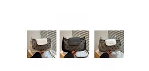 Comparaison détaillée de sacs à pois blancs, noirs et argentés avec motifs à nœuds