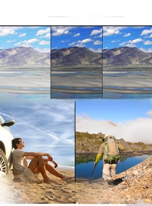 Comparison of HD UV400 lenses and standard lenses for baby sunglasses in outdoor settings