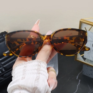 Detailed view of vintage tortoiseshell cat-eye frames with dark brown tinted lenses