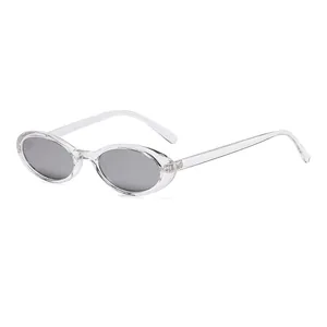 Retro Oval Sunglasses Plastic Frame AC Lens UV400 Protection Vintage Fashion Outdoor Eyewear For Men And Women
