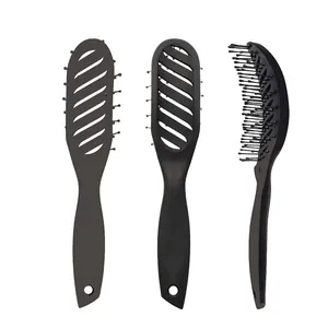 Spazzola Per Capelli Ventilata Pettine Per Styling Districante Per Donna Capelli Bagnati Asciutti Massaggio ABS Perni In Nylon Antistatico