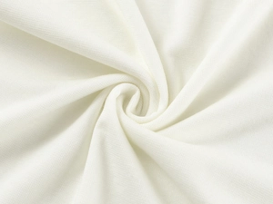 Macro shot of white tencel wool fabric texture with soft drapery and premium silk sheen