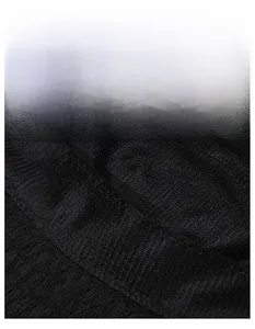 Detail of breathable black mesh sweatband with reinforced stitching on bucket hat