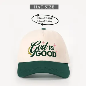 Guide des tailles détaillé pour casquette God Is Good, tour de tête de 56 à 58 cm
