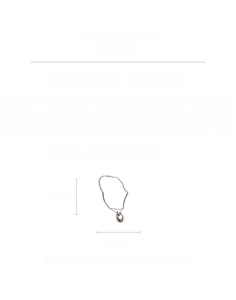 Macro detail of zircon cross ring necklace with 42.9cm chain length and copper material