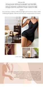 Détail de la nuisette en satin noir avec col en V élégant et texture soyeuse lisse