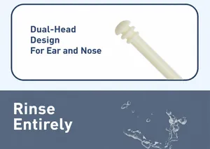 Tondeuse nez portable à double tête avec design étanche pour un lavage complet du corps