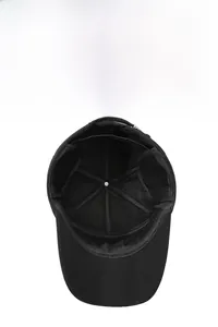 Detail view of winter baseball cap showing thick fleece lining and ear flaps