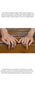 Detail view of interlocking puzzle matching rings for couples in vintage Thai silver finish