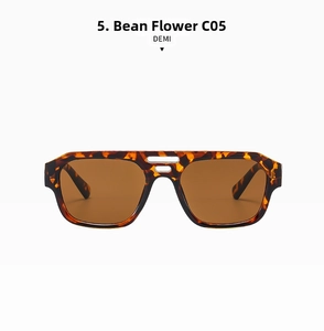 Macro detail of tortoiseshell sunglasses featuring silver metal hollow bridge design