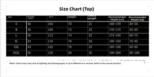 Detailed size guide table for sleeveless checkered vest and shorts two-piece sports set