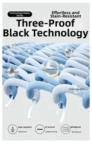 Makro-3D-Struktur der wasserdichten und fettbeständigen Hightech-Gewebestruktur