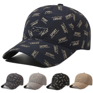 Casquette de baseball respirante à séchage rapide avec imprimés et broderie SPORT 3D