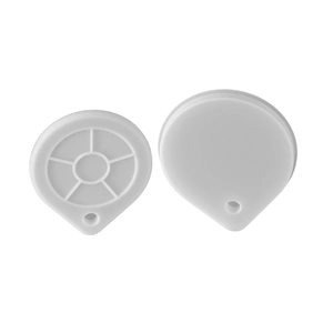 Waterdrop shape resin silicone mold set for DIY coasters and decorative plaster pendants