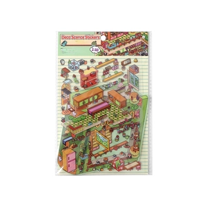 2.5D Kitchen Scenery Stickers for DIY journals from the Infeel.Me Today's Business series