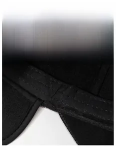 Detail view of the wide moisture-wicking sweatband and reinforced stitching on the cap