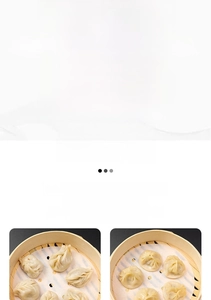 Food grade non-stick round steaming papers for bamboo steamer preventing sticking