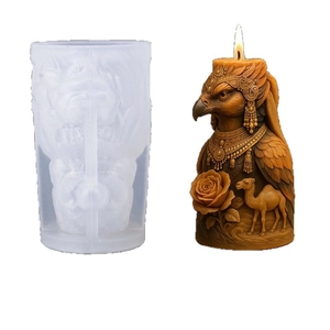 Stampo in silicone con rilievo cammello e aquila per saponi e candele fai-da-te
