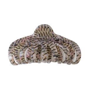 Large tortoise shell acetate shark hair claw clip for women with thick hair