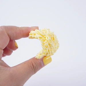 Miniature handmade resin instant noodle food accessory for DIY dollhouse crafts
