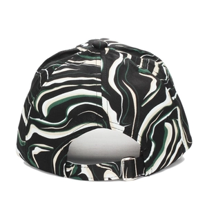 Colorful marble print baseball cap for men and women with adjustable back strap