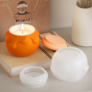 Stampo in silicone fai da te per barattolo di miele per candele e gioielli