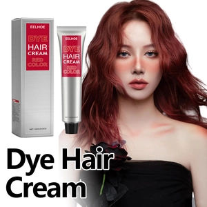 EELHOE haarfärbecreme rote farbe langanhaltende pflegende formel einfache anwendung 100g