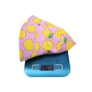 Lightweight pink fruit sun hat for kids weighing only 40g for breathable comfort