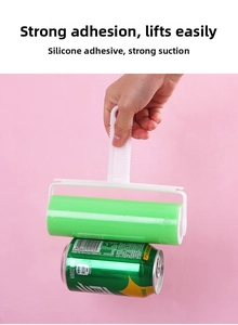 Abwaschbare Fusselrolle hebt eine 330ml Dose an, um starke Klebekraft zu zeigen