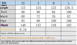Guide des tailles du XS au L pour robe midi dos nu à pois avec col licou élégante