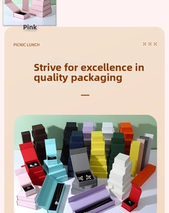 Magnetic flip jewelry gift boxes in various colors showing matte paper texture
