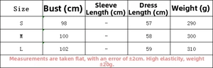 Detailed size chart for V-neck sleeveless knit vest showing bust and length in centimeters