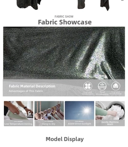 Détail du tissu brillant respirant avec icônes d'instructions d'entretien de lavage