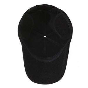 Winter men's thickened baseball cap with ear protection flaps and thermal fleece lining