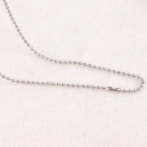 Vintage 85MM resin wolf tooth pendant on a silver metal ball chain for women and men