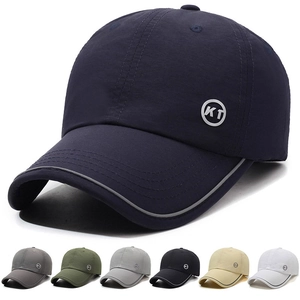 Cappello Da Baseball Poliestere Asciugatura Rapida Traspirante Protezione Solare Sport All'aperto Lettera KT Riflettente Unisex Regolabile