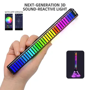 3D RGB voice-activated pickup light with APP control and smart music rhythm sync
