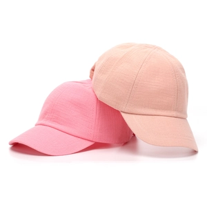Kids Baseball Cap Breathable Sun Protection Cute Solid Color Bow Knot Toddler Girls Outdoor Hat