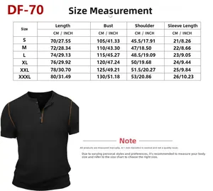 Comprehensive size chart for men's polo shirt showing CM and INCH measurements from S to 3XL