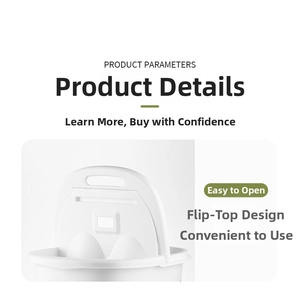 Detail view of the folding foot bath tub featuring a flip-top lid and portable handle