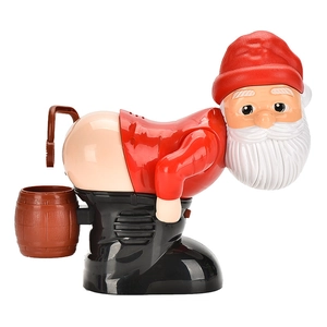 Funny Santa Claus bubble machine toy with cartoon character design in standing pose