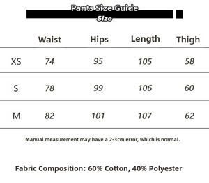 Size chart for vintage low waist jeans showing waist, hip, and length measurements