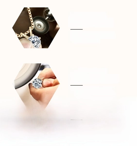 Detail showing 360-degree fine polishing on an 18K gold-plated moissanite pendant