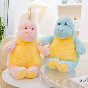 Cartoon Dinosaur Plush Toy Soft Animal Throw Pillow Home Decor Cuddly Stuffed Doll For Kids Adults Gift
