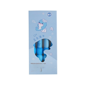 Set of 4 blue soft grip retractable gel pens with fast dry ink and ergonomic comfort