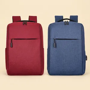 Business Laptop Backpack Men Women Water Resistant Nylon Travel Bag USB Charging Port Lightweight Commuter