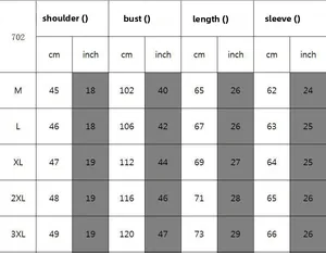 Detailed size chart for men hoodie showing chest and shoulder measurements in cm and inches