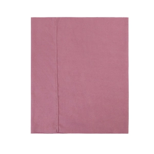 Macro detail of high-elastic soft fabric texture on dark pink noise-reducing dog ear muffs