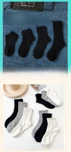 Detailed close-up of ribbed cuffs on breathable cotton crew and ankle sports socks